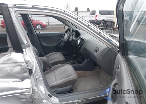 2000 Honda Civic Value Package z USA, uszkodzony, nr VIN 2HGEJ6615YH592686